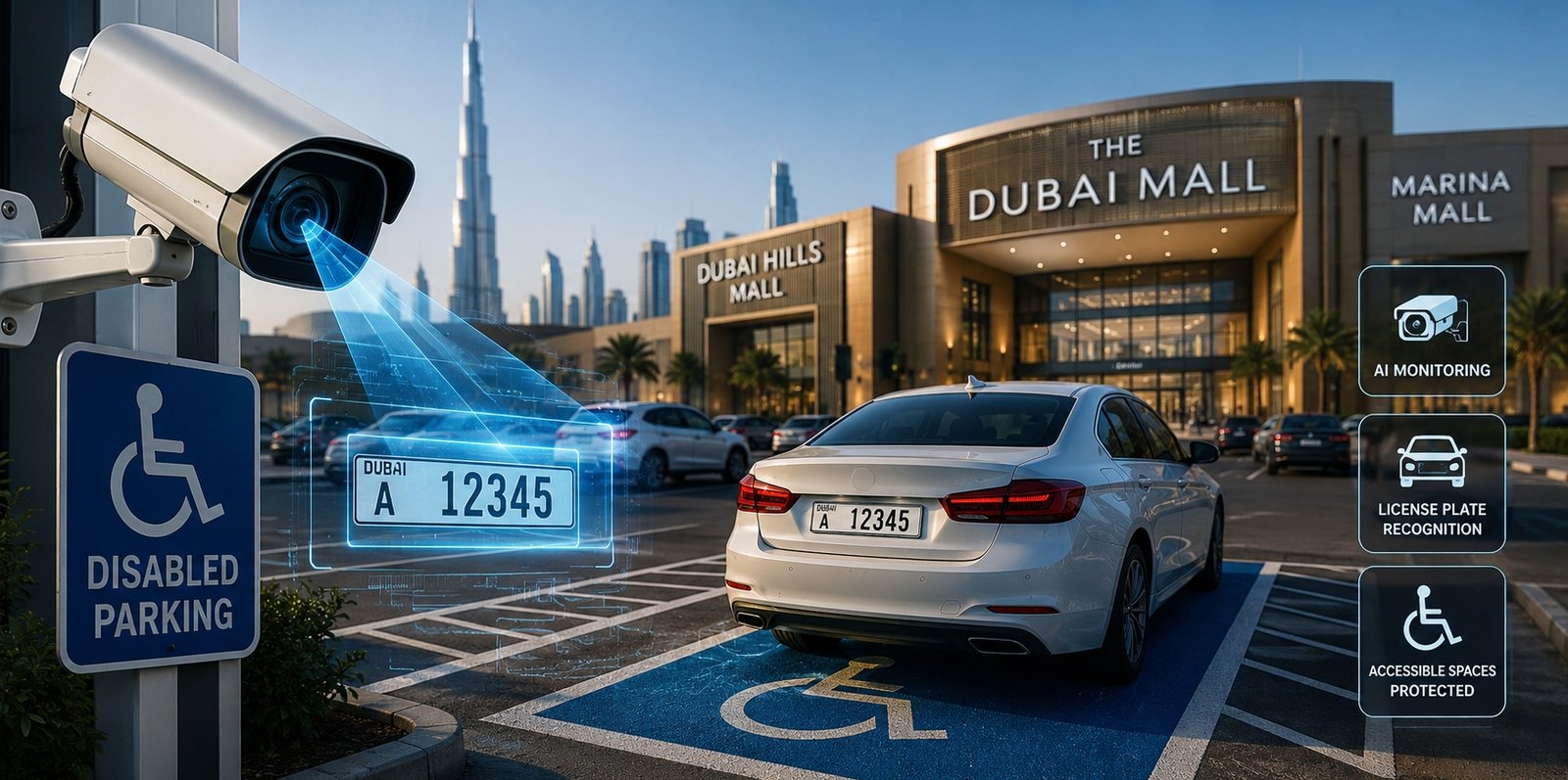Dubai Malls Introduce AI-Powered Parking Monitoring System to Detect Violations
